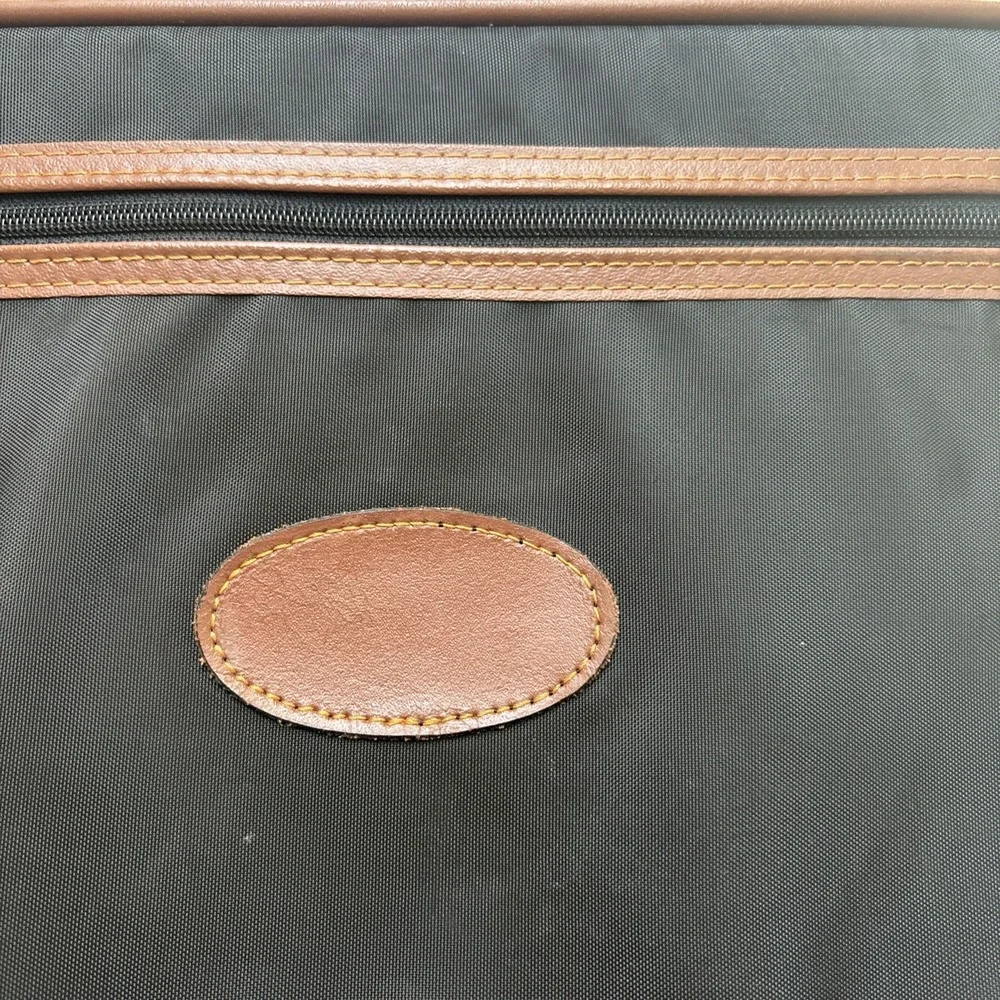 Vintage LARK Luggage Bag Small Suitcase /Briefcase 90s Black Nylon. 14 X‎ 18